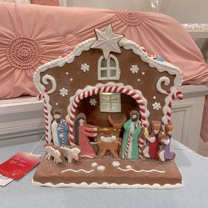 Let Your Light Shine Gingerbread Nativity